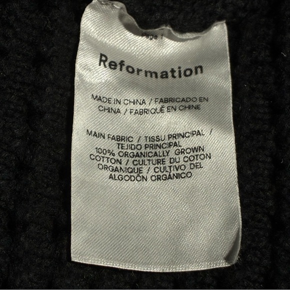 Reformation Circa Knit Skirt Black - Picture 6 of 6